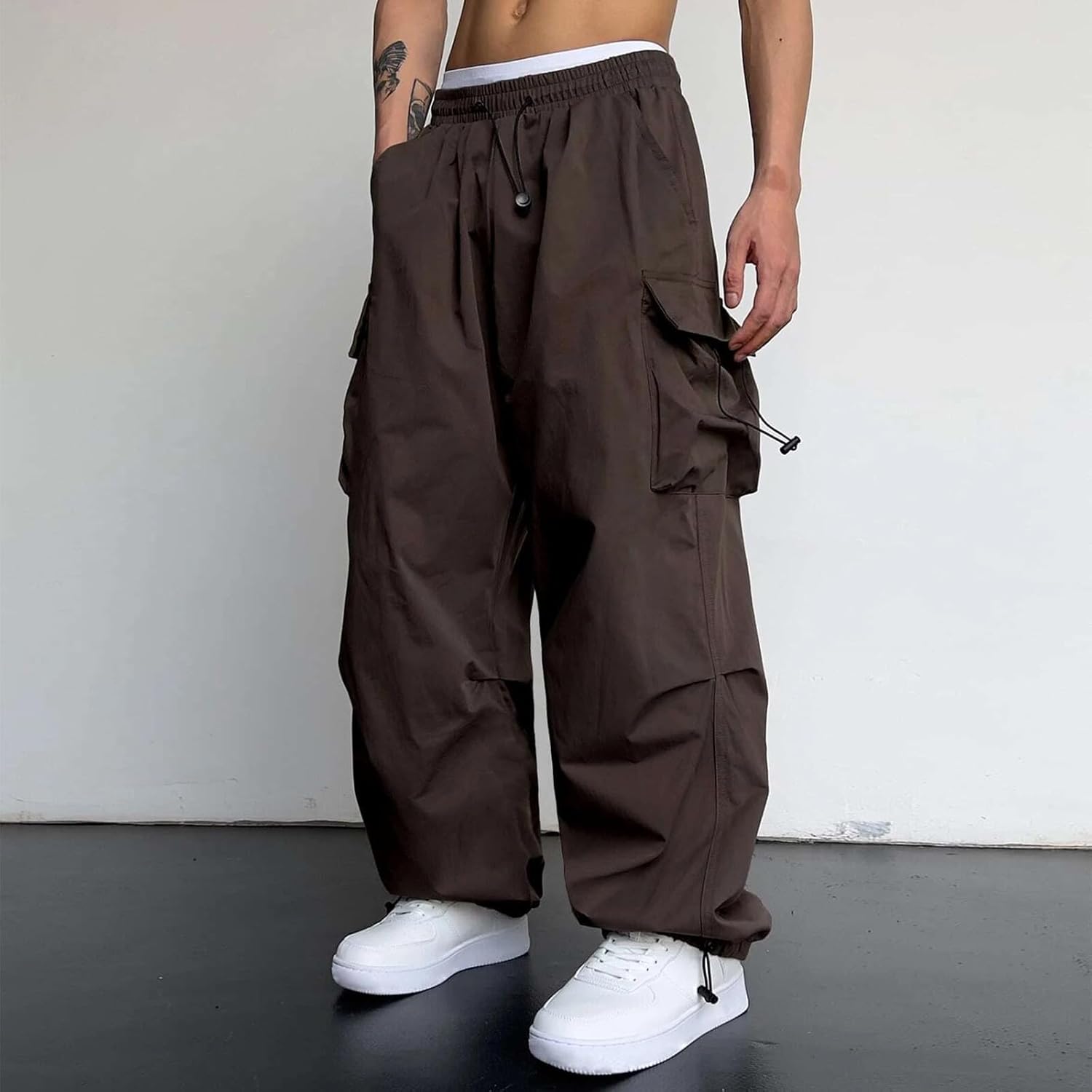 Heren Baggy Broek | Cargozakkenstijl