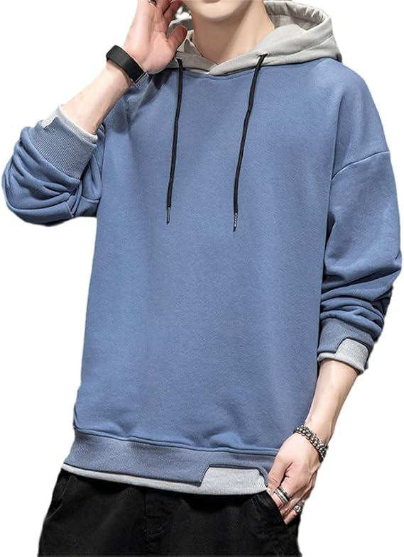 Heren Oversized Sweatshirts | Met Kap in Contrastkleur