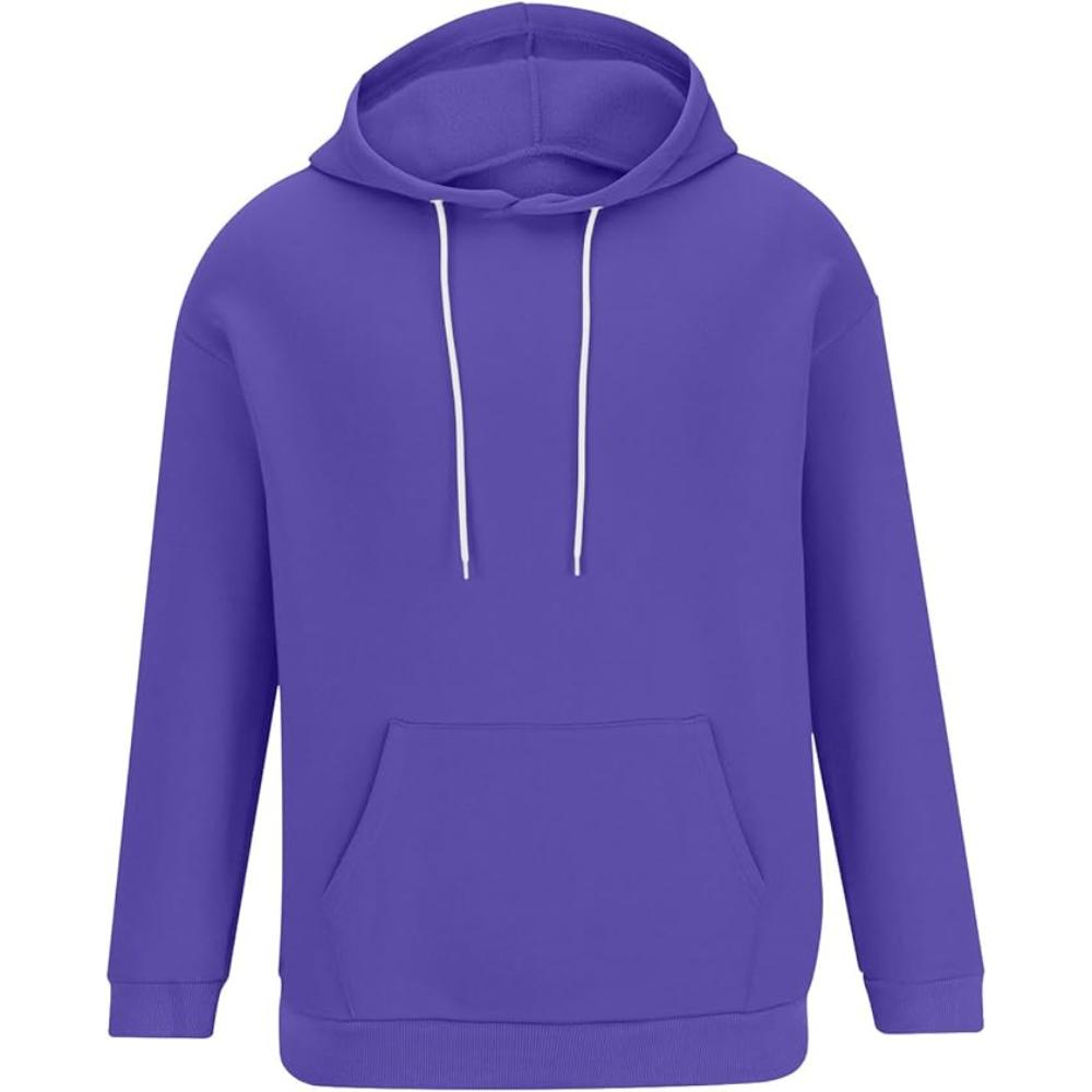 Heren comfortabele hoodie trui | Met capuchon lange mouwen