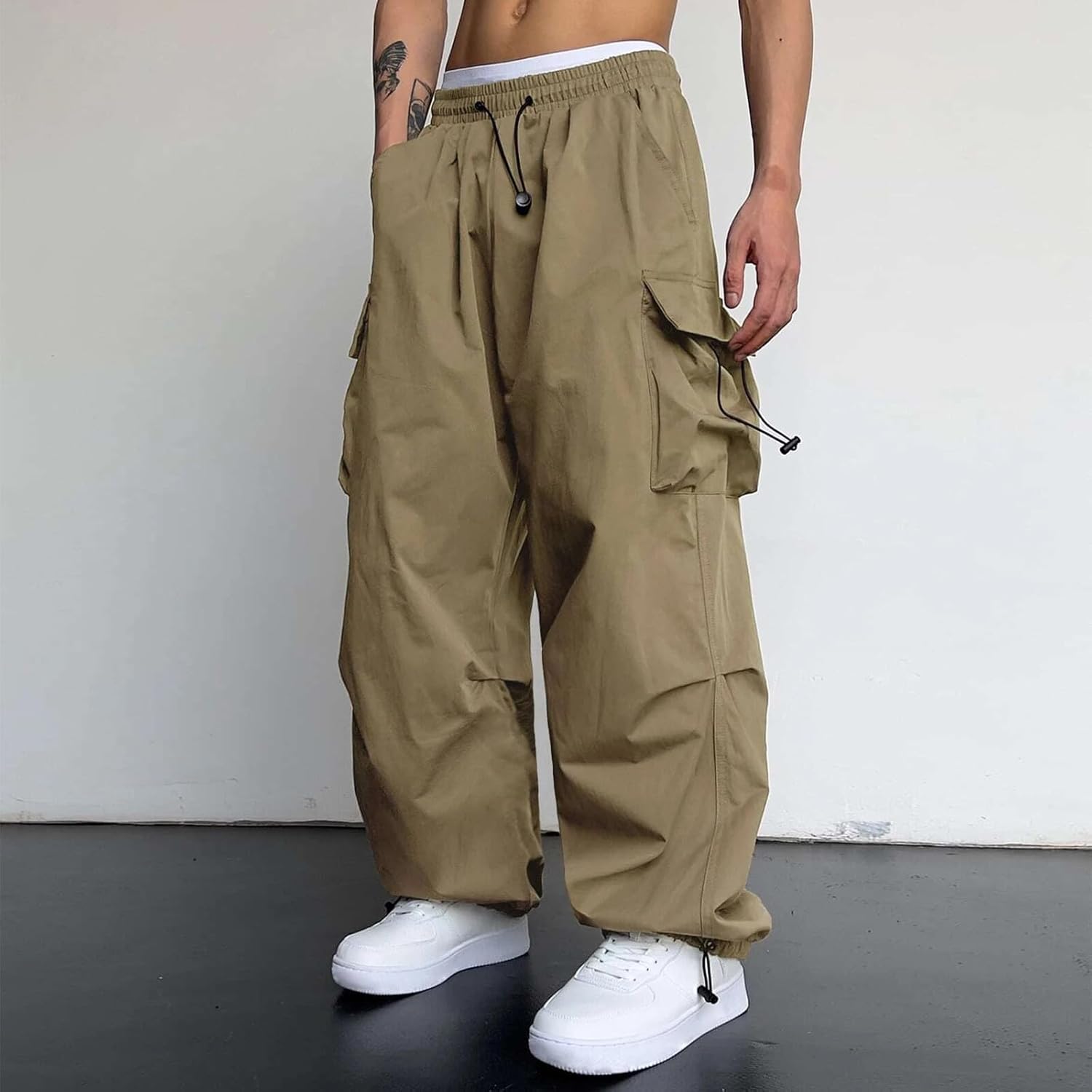 Heren Baggy Broek | Cargozakkenstijl