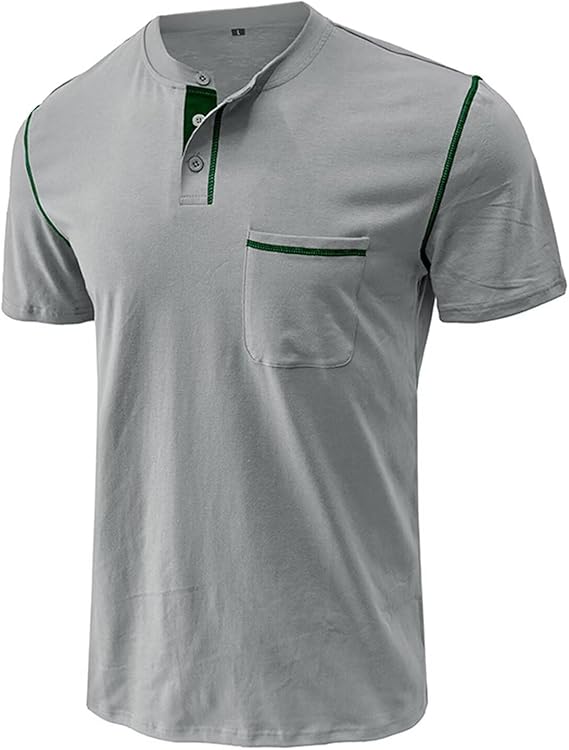 Heren Sportief Polohemd | Opstaande Kraag