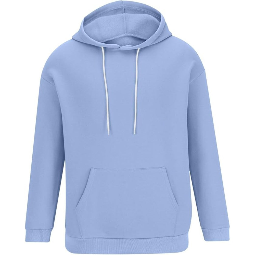 Heren comfortabele hoodie trui | Met capuchon lange mouwen