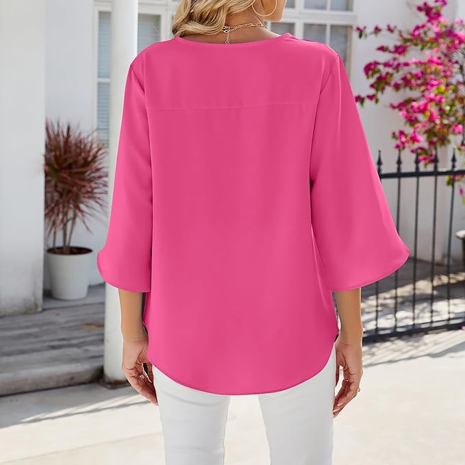 Dames Zomer Tuniek | Langarm, Luchtig