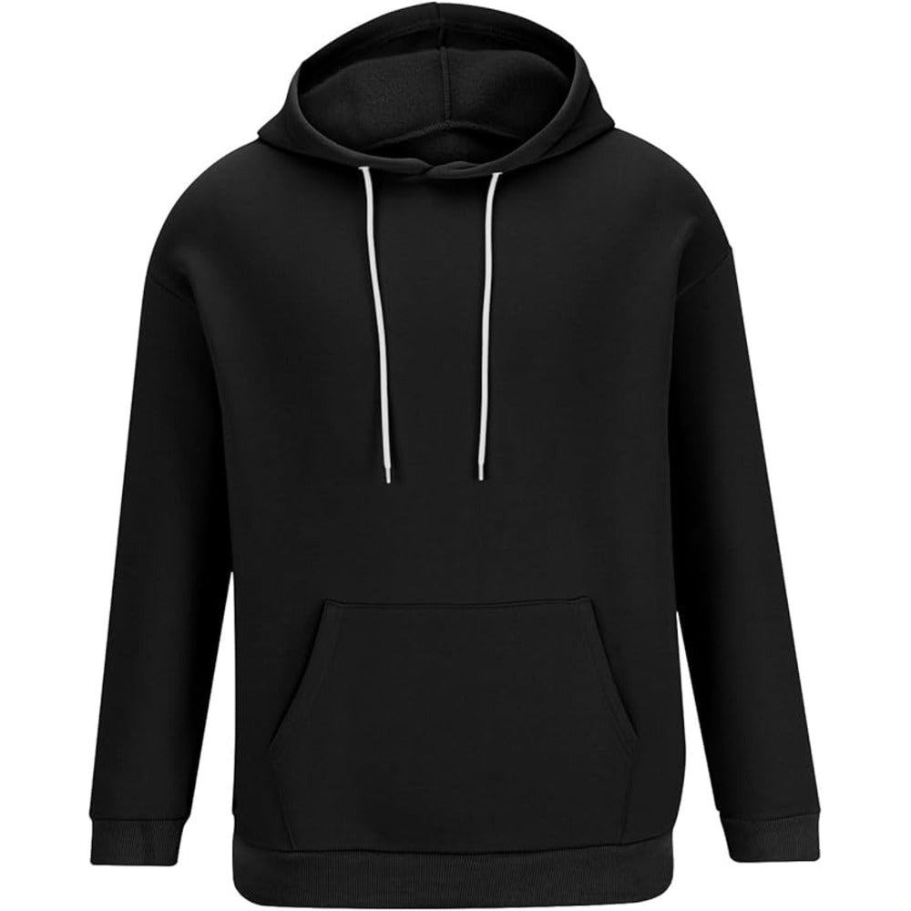 Heren comfortabele hoodie trui | Met capuchon lange mouwen