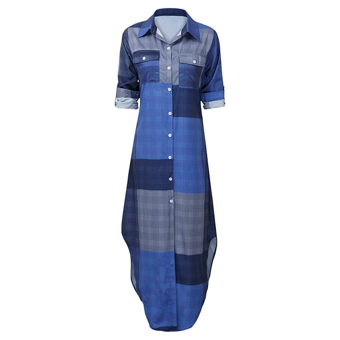 Dames Casual Spijkerlook Zomerjurk | Maxi