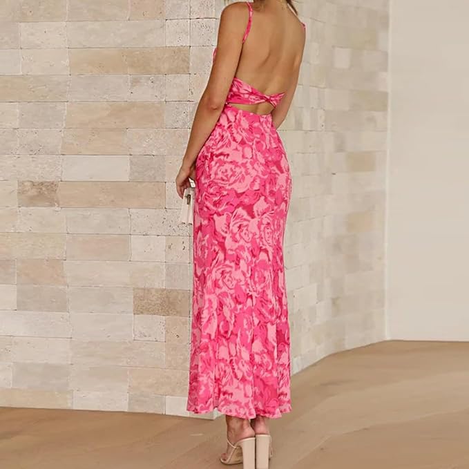 Dames Elegante Strandlook Zomerjurk | Maxi