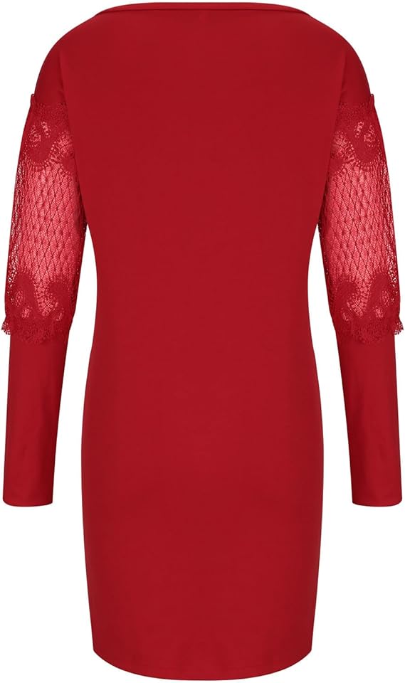 Dames Elegante kanten Cocktailjurk | Mini