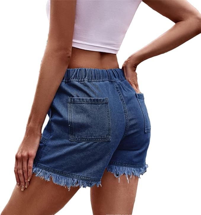 Dames Zomer Spijkershorts | Kort, Rafelig