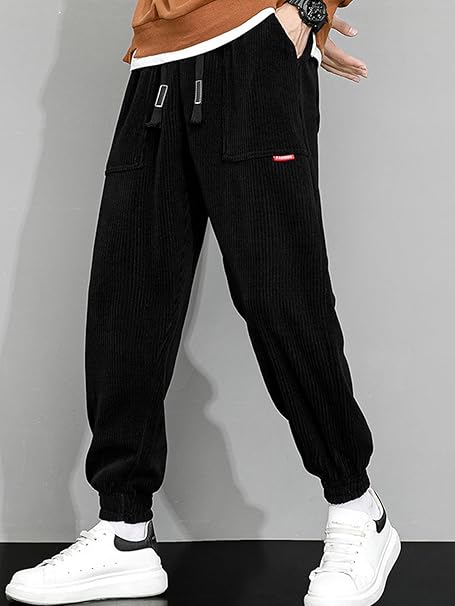 Heren Corduroy Broek | Joggingstijl