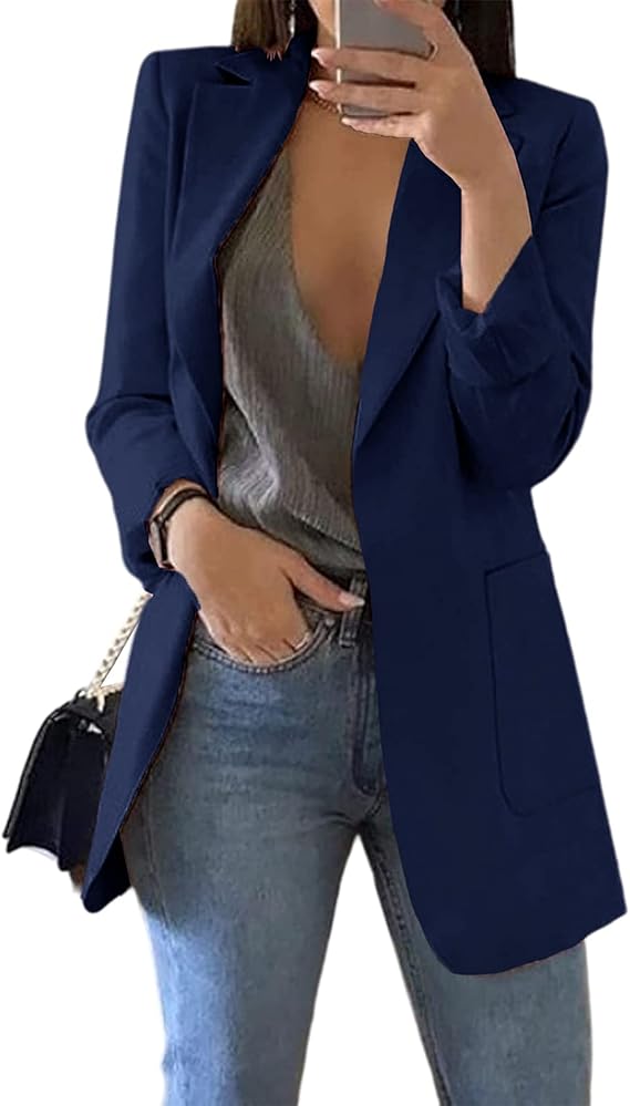 Dames Zomer Blazer | Lang, Zonder Sluiting