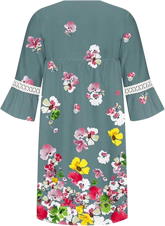 Dames Luchtige bohemien zomerjurk | Mini