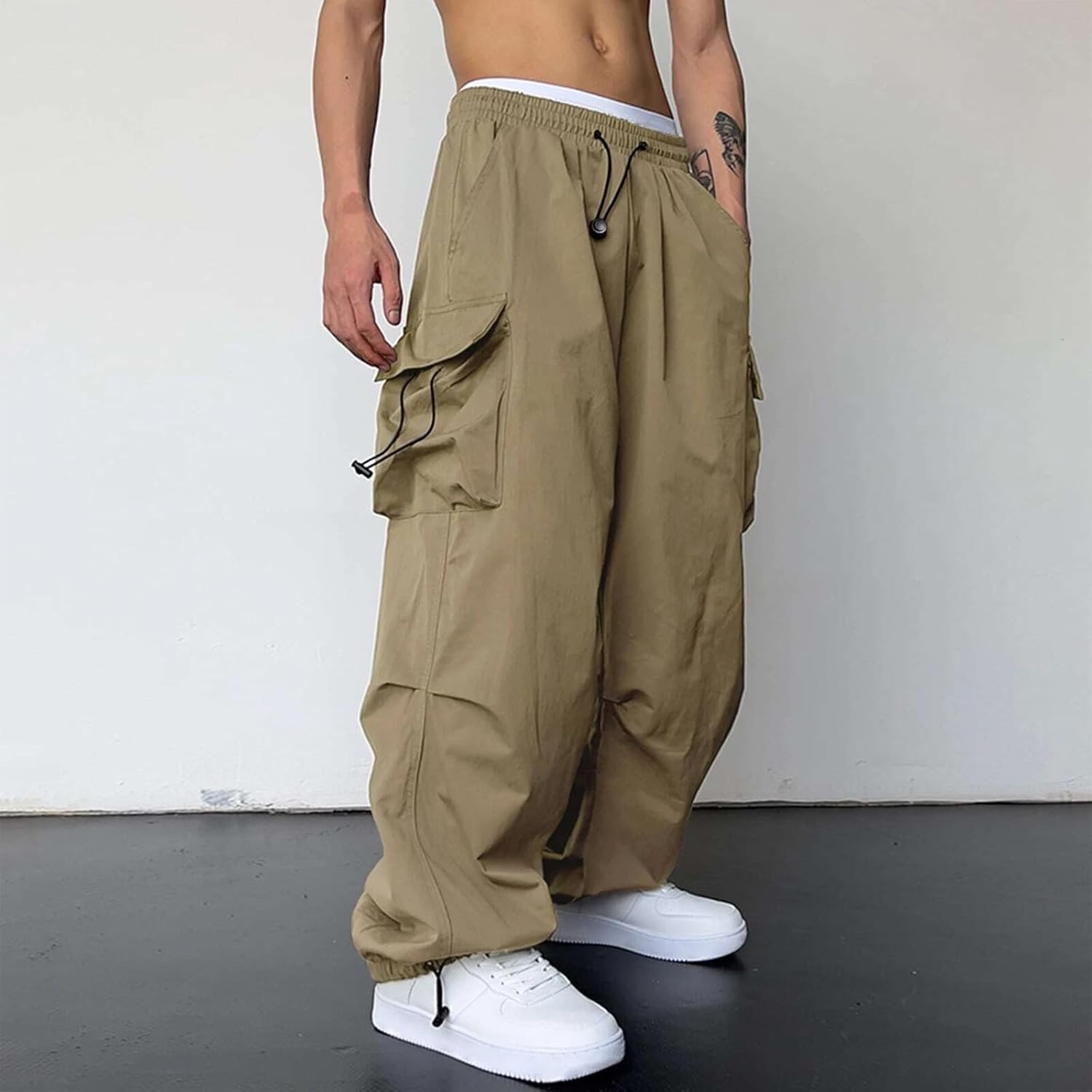 Heren Baggy Broek | Cargozakkenstijl