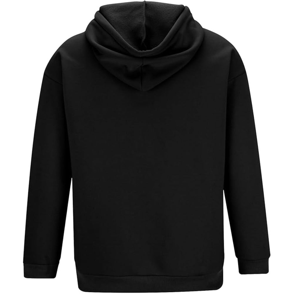 Heren comfortabele hoodie trui | Met capuchon lange mouwen