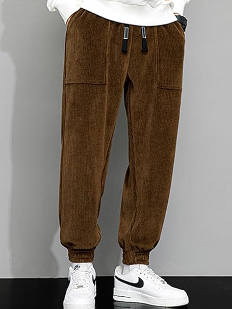 Heren Corduroy Broek | Joggingstijl