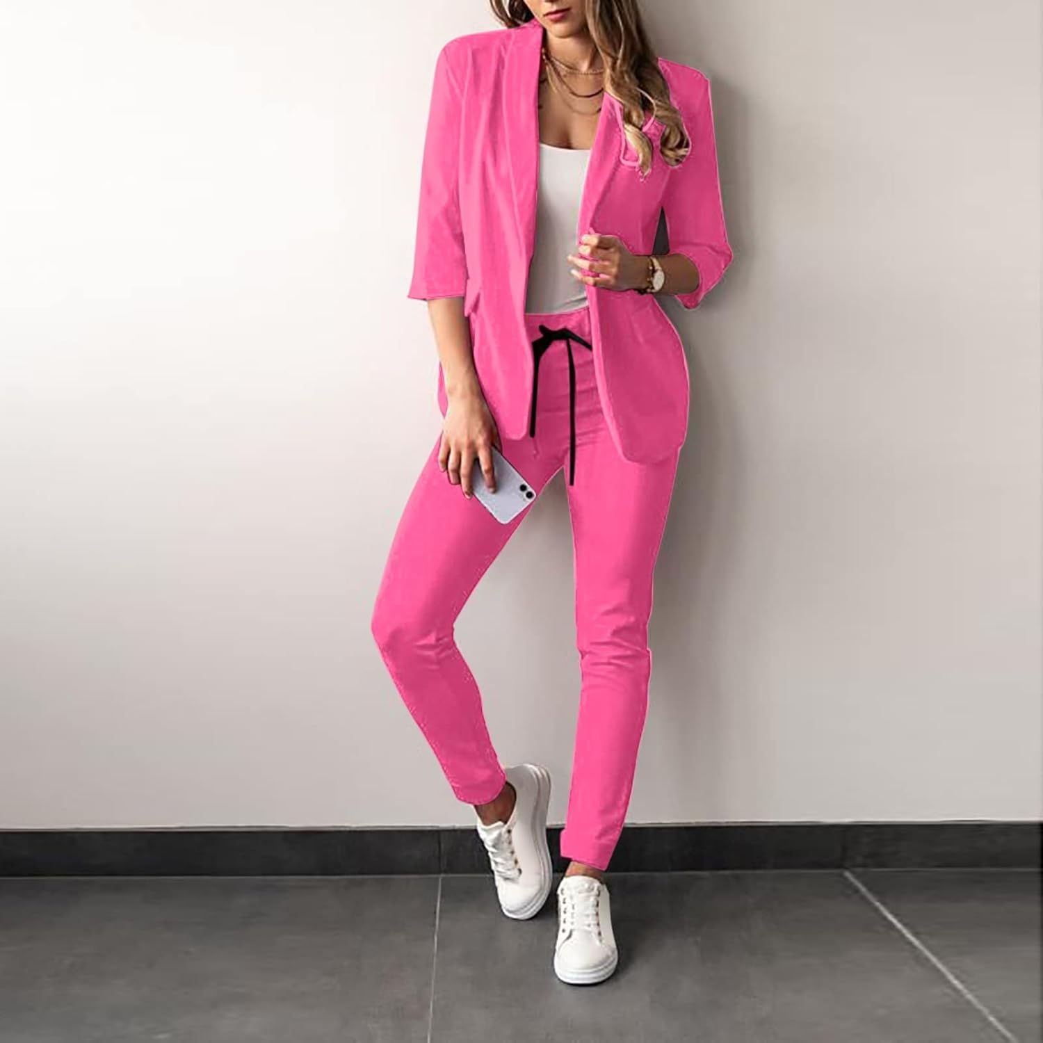 Dames Modern Elegant Zomer Set | Slim Fit, Met Hosen