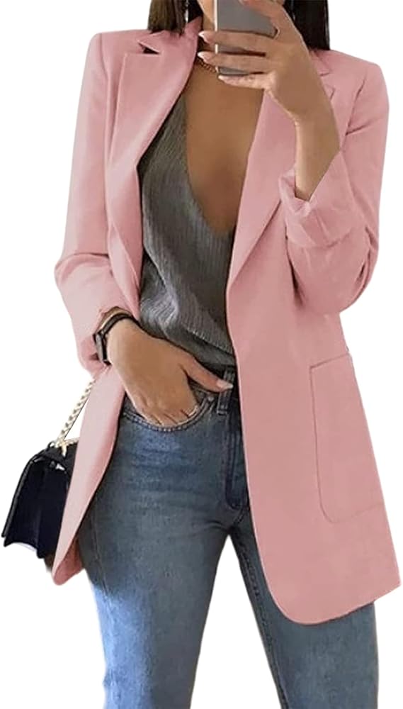 Dames Zomer Blazer | Lang, Zonder Sluiting