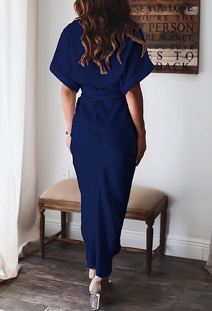Dames Elegante geknoopte zomerjurk | Maxi