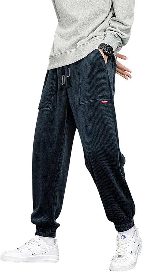 Heren Corduroy Broek | Joggingstijl