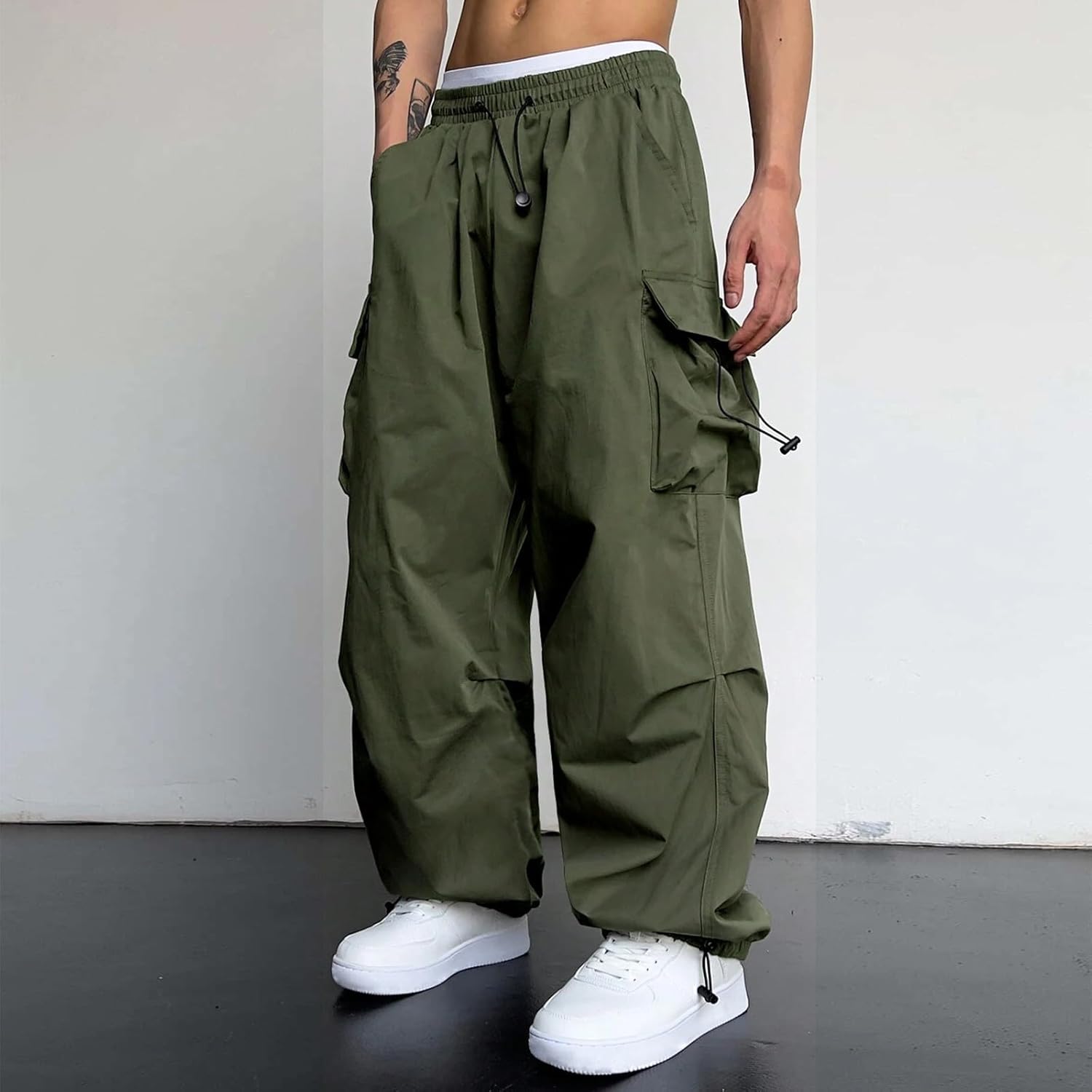Heren Baggy Broek | Cargozakkenstijl