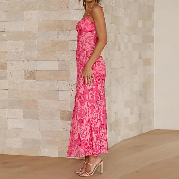 Dames Elegante Strandlook Zomerjurk | Maxi