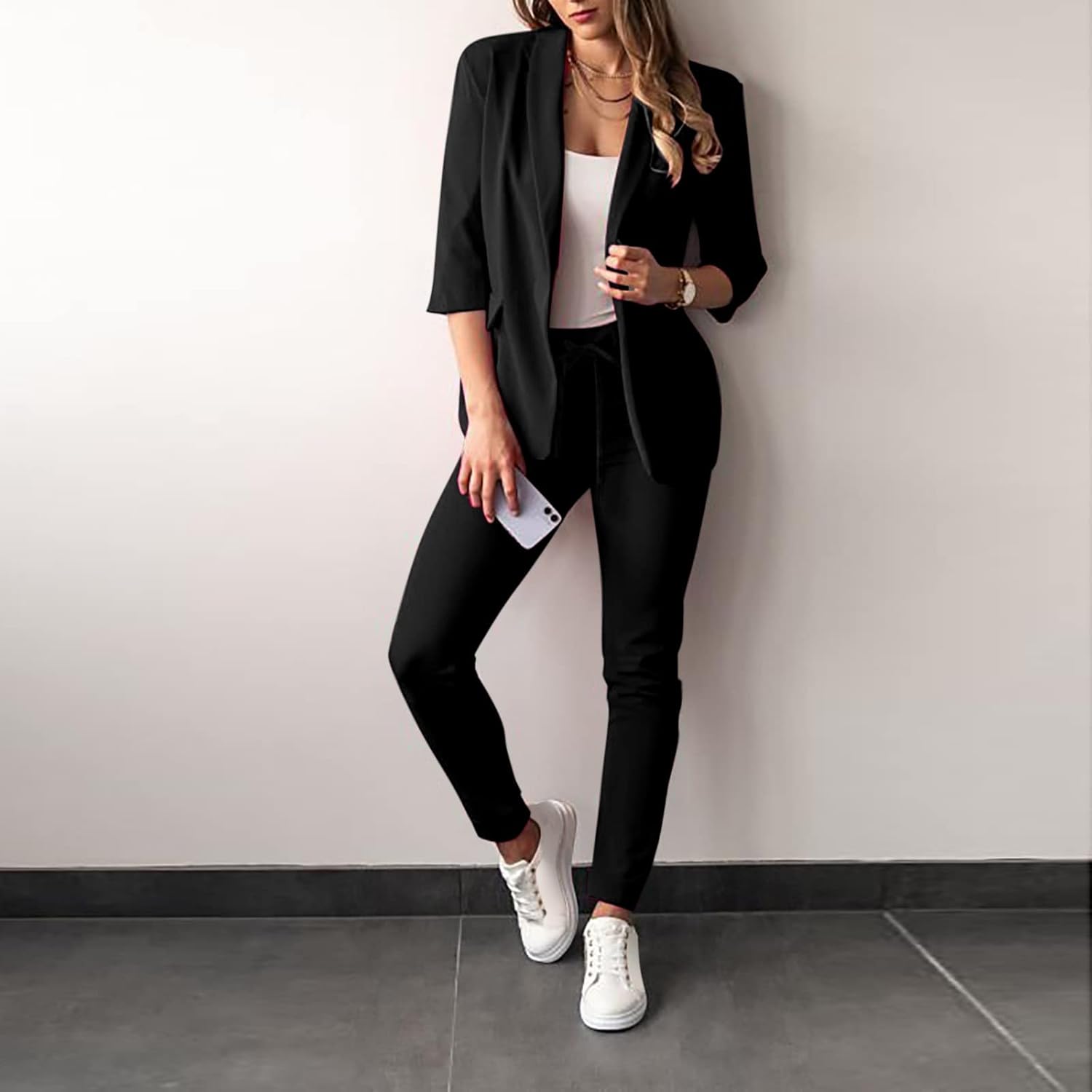 Dames Modern Elegant Zomer Set | Slim Fit, Met Hosen