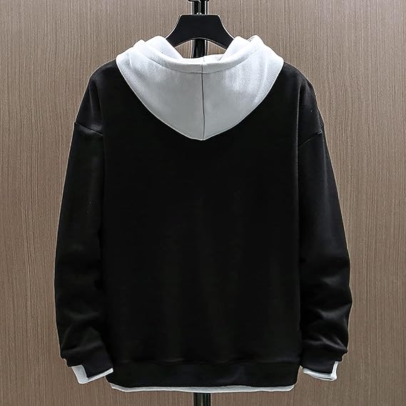 Heren Oversized Sweatshirts | Met Kap in Contrastkleur