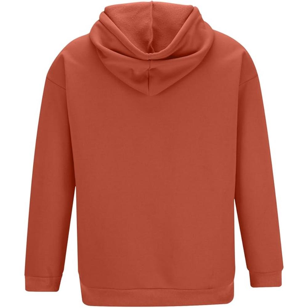 Heren comfortabele hoodie trui | Met capuchon lange mouwen