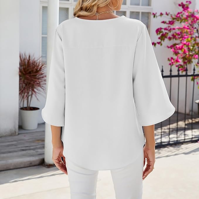 Dames Zomer Tuniek | Langarm, Luchtig