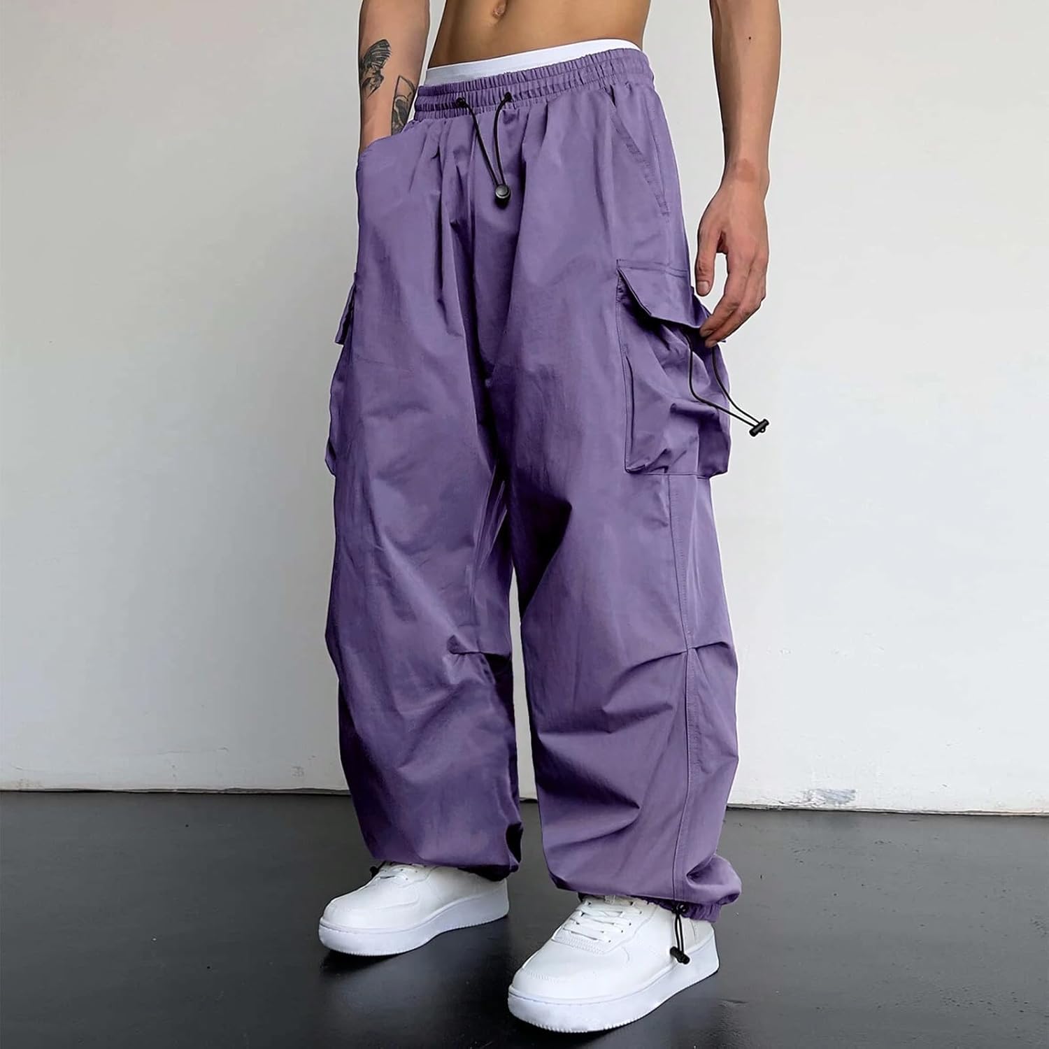 Heren Baggy Broek | Cargozakkenstijl