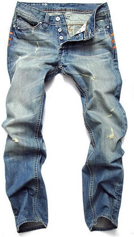 Heren Jeans Broek | Versleten Effect