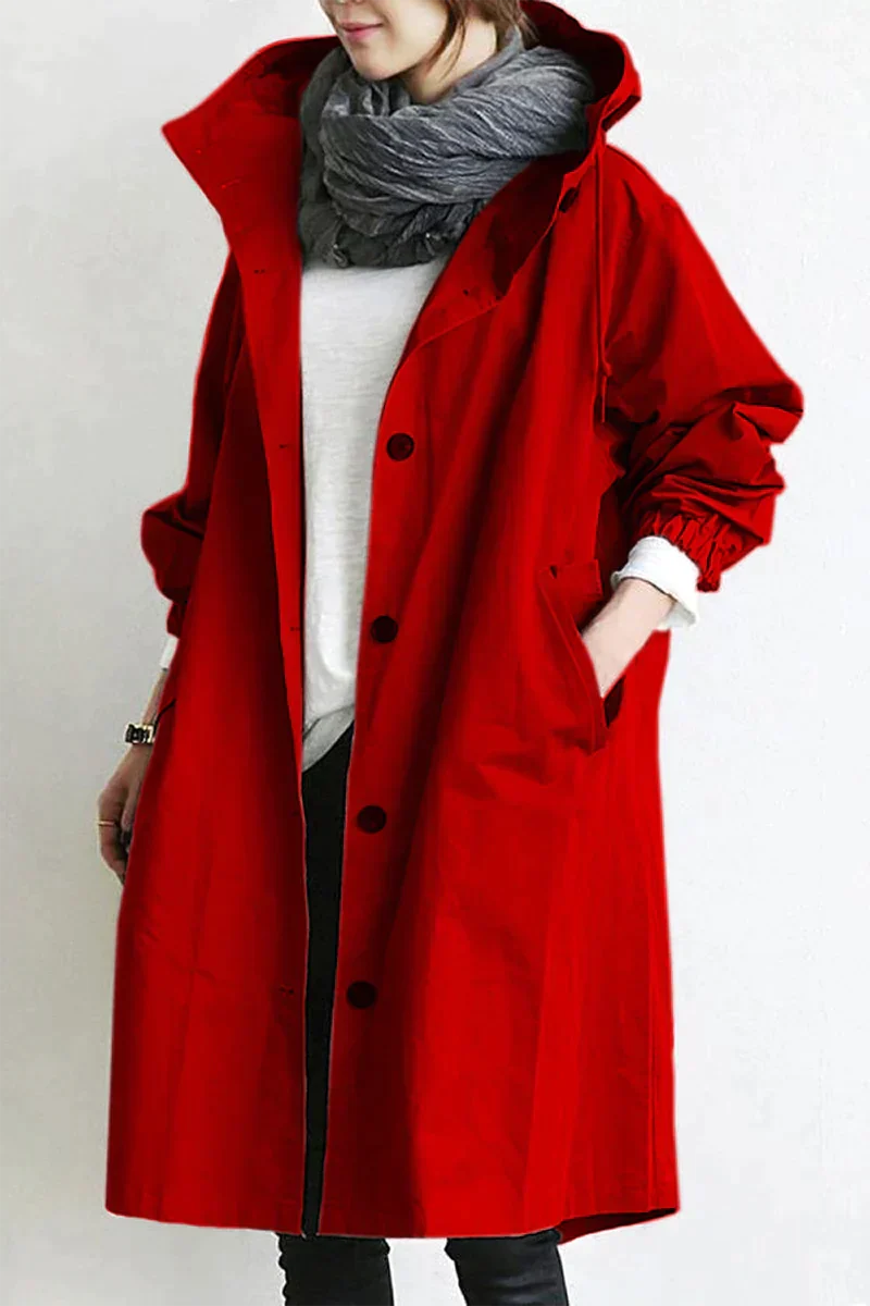 Dames Herfst Parka | Lang, Met Capuchon