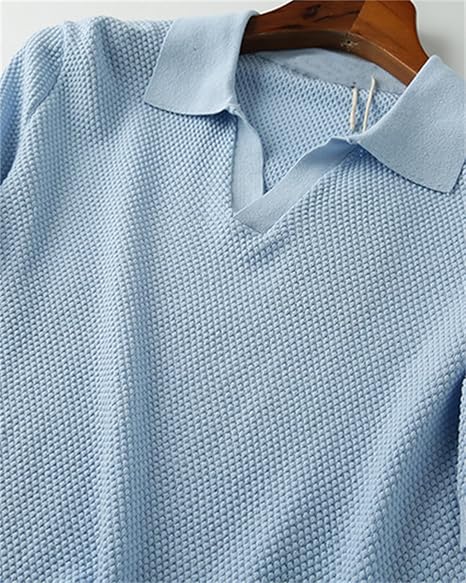 Heren Gebreid T-shirt | Korte Mouwen