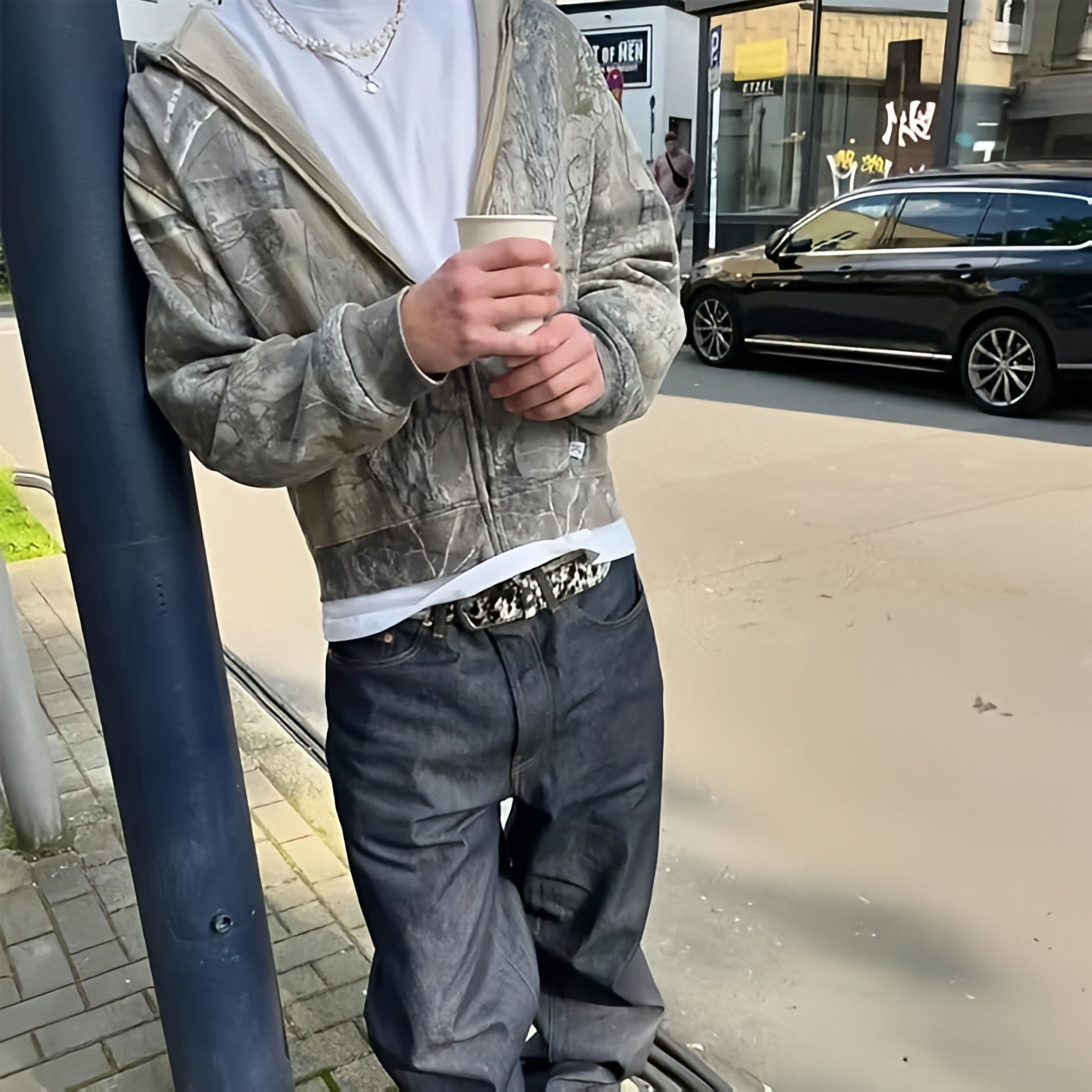 Unisex comfortabele camouflage hoodie | Lichtgewicht, ademend