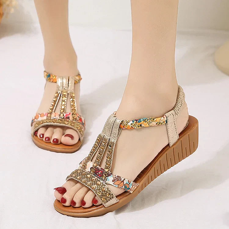 Dames Elegante Sandalen | Plateau Riemen