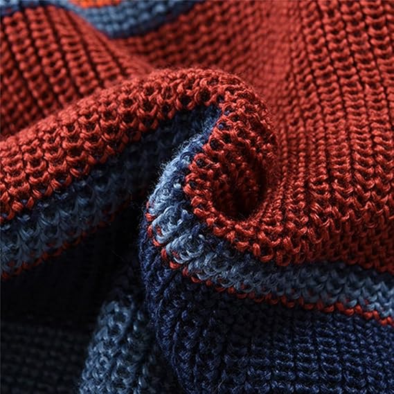 Heren Warme Winter Strickjacke | Lang, Grofgebreid