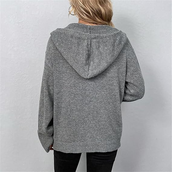 Dames Herfst Cardigan | Grofgebreid, Met Knopen