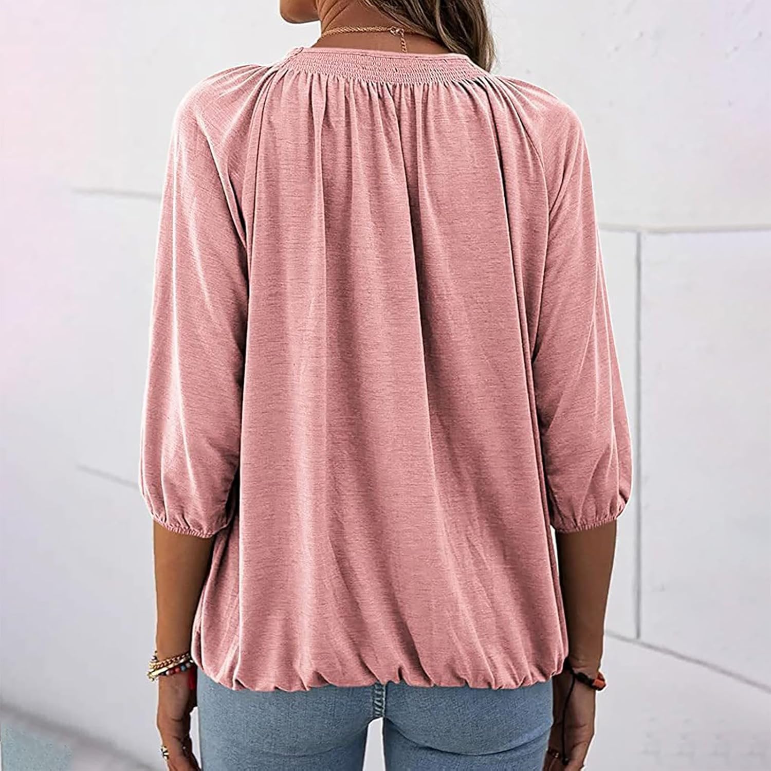 Dames Zomer Top | Langarm, Losvallend