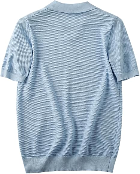 Heren Gebreid T-shirt | Korte Mouwen