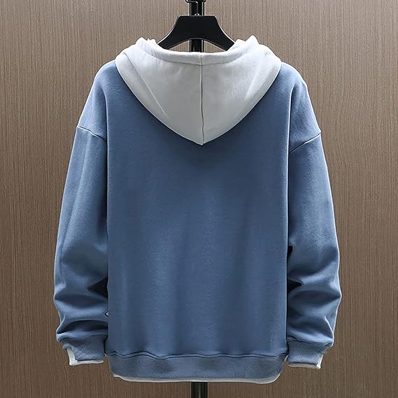 Heren Oversized Sweatshirts | Met Kap in Contrastkleur