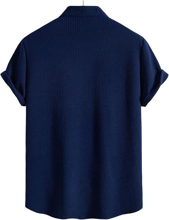 Heren Stehkragen Hemd | Kort Model