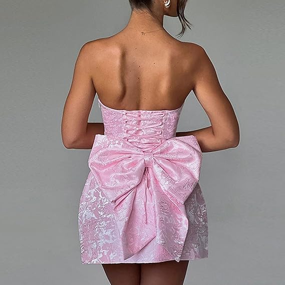 Dames Gala Jurk | Kort, Strapless