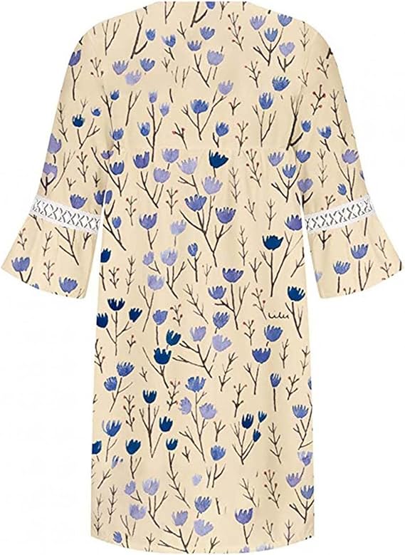 Dames Luchtige bohemien zomerjurk | Mini