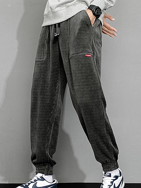 Heren Corduroy Broek | Joggingstijl