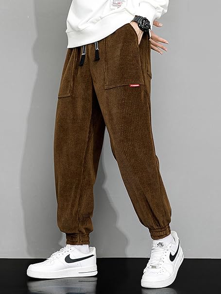 Heren Corduroy Broek | Joggingstijl