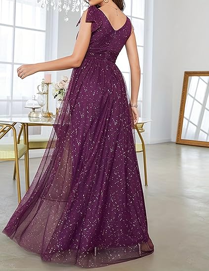 Dames Glitzer Gala Avondjurk | Maxi