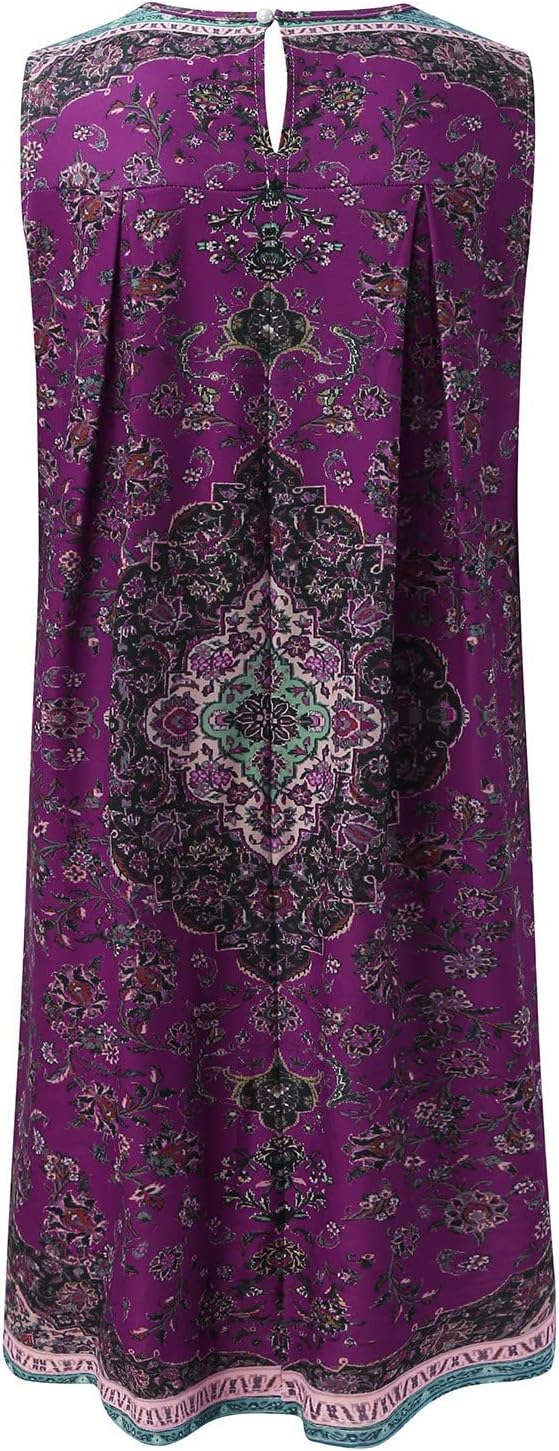 Dames Vintage Bloemenprint Zomerjurk | Mini