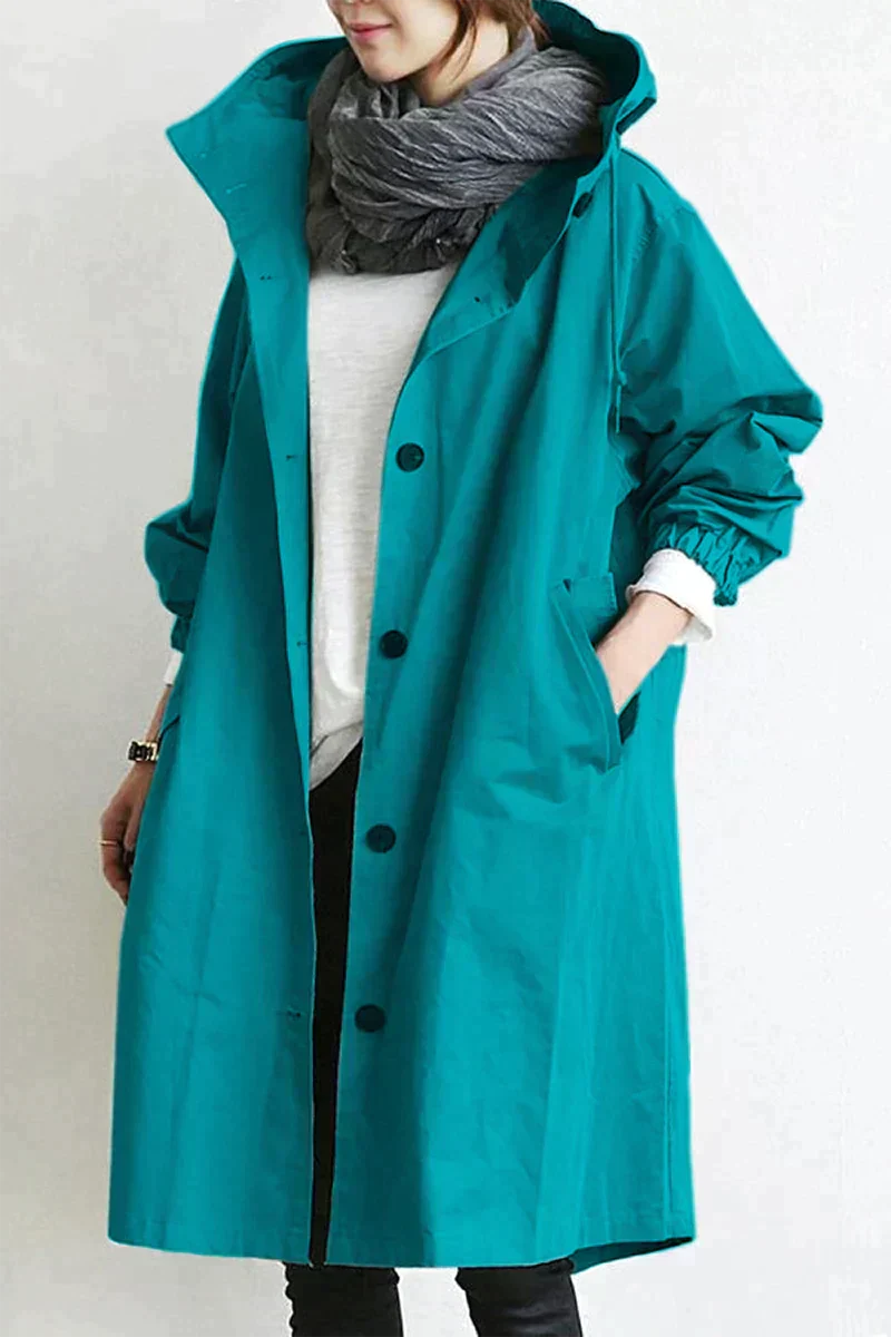 Dames Herfst Parka | Lang, Met Capuchon