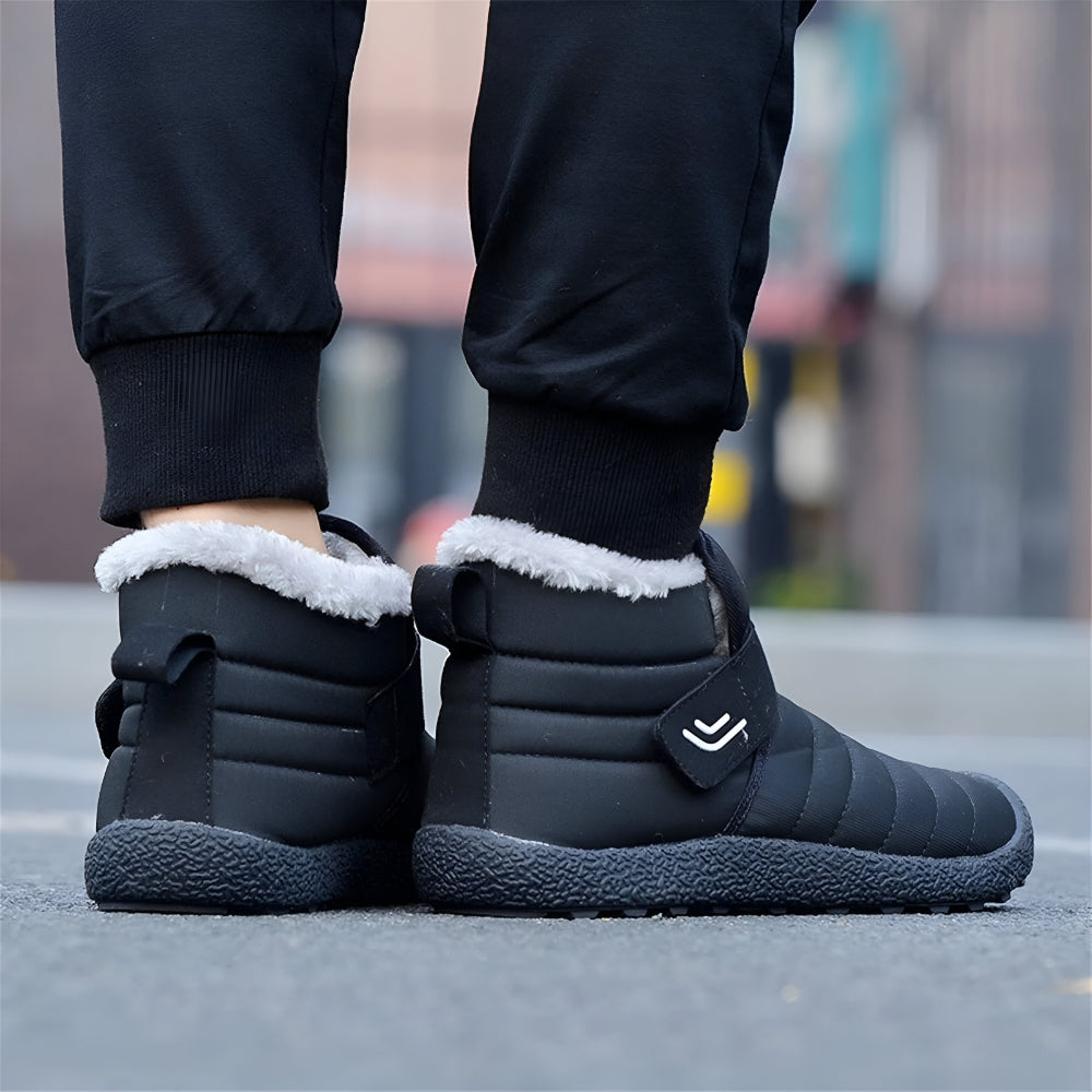 Dames Gevoerde Waterdichte Winterlaarzen – Warm Antislip