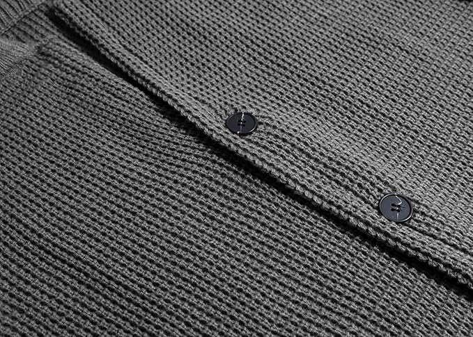 Heren Klassieke Strickjacke Winter | Lang, Fijngebreid