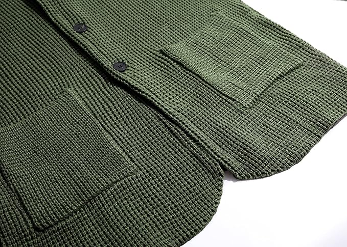 Heren Klassieke Strickjacke Winter | Lang, Fijngebreid